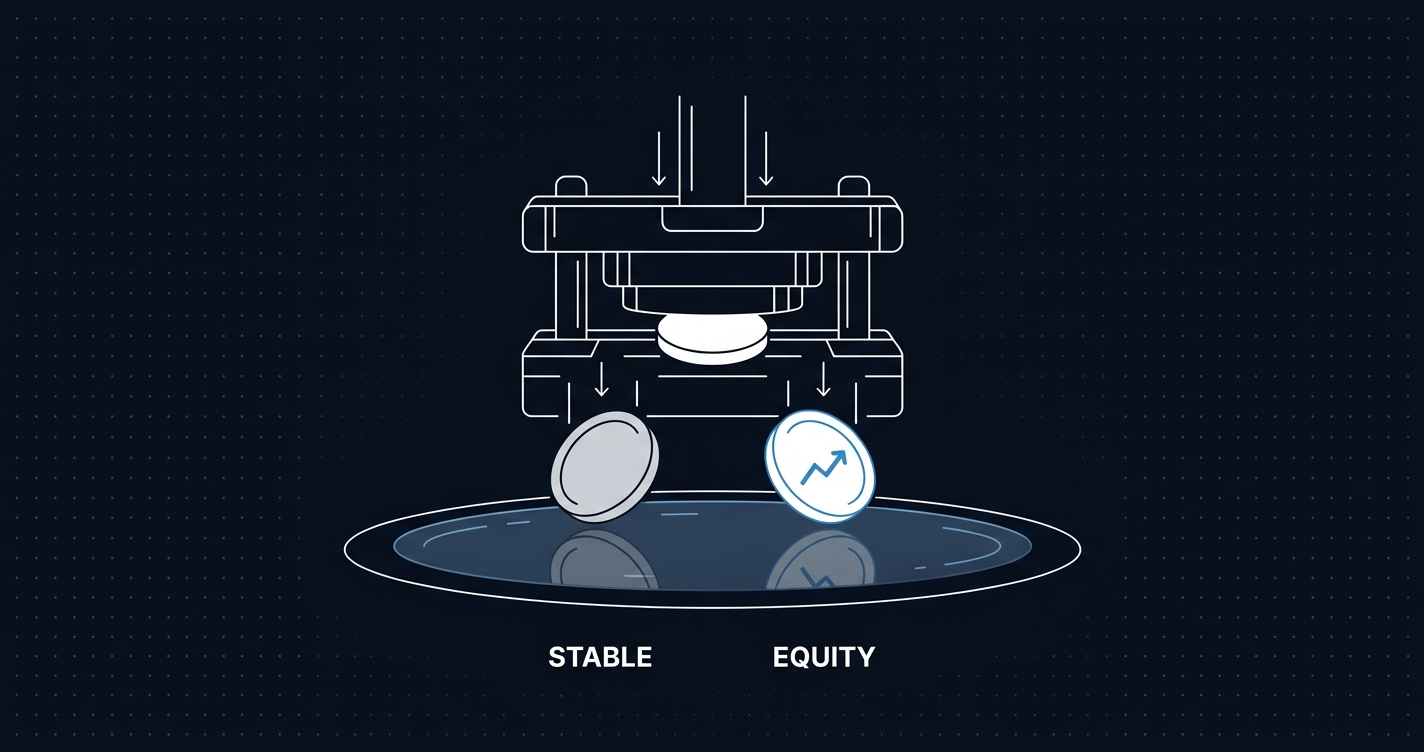 Cover image for Zero-Capital Bootstrapping: The Stablecoin That Mints Its Own Equity Layer